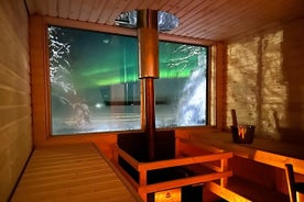 Private Wooden Heated Sauna and Ice Swimming