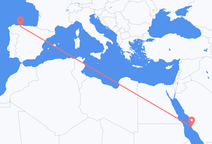 Flyrejser fra Jeddah til Santiago del Monte