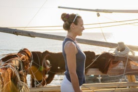 Yoga on a Trabucco - 
Suspended over the sea