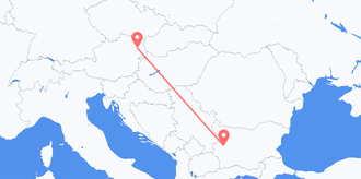 Austria to Bulgaria