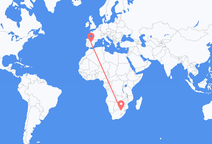 从约翰内斯堡飞往马德里的航班