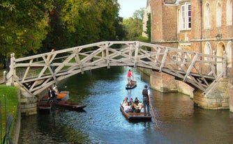 Photo of beautiful view of the city and university of Cambridge, United Kingdom.