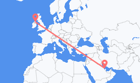 Flights from Bahrain to Northern Ireland