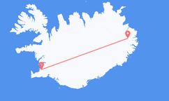 Vols de Reykjavík, Islande pour Egilsstaðir, Islande