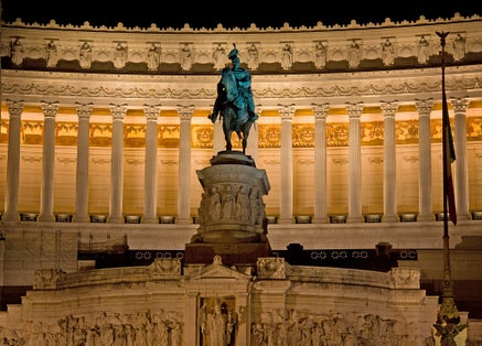 photo of The Piazza Venezia is a piazza in central Rome, Italy. It takes its name from the adjacent Palazzo Venezia, the former embassy in the city of the Republic of Venice. Monument for Victor Emenuel II.