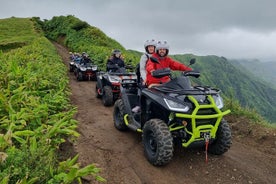 Quad - Sete Cidades depuis la côte nord (demi-journée)