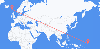 Kiribati to Faroe Islands