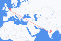 Flights from Hyderabad to Brussels