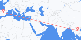 Laos to Spain