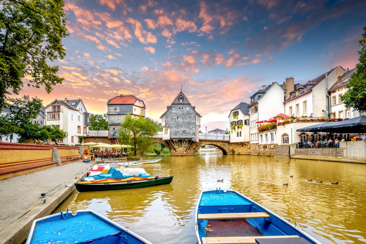 photo of view  of Old city of Bad Kreuznach, Germany.