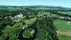 Low level aerial image over Blair Drummond Safari Park.