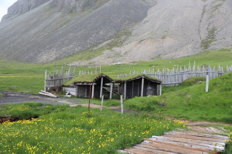 Photo of Viking Village in Hafnarfjörður Iceland.