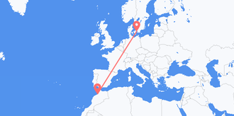 Morocco to Denmark