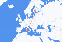 Tunis to Helsinki