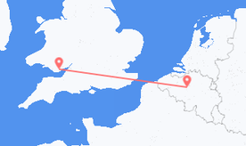 Vols depuis le Pays de Galles pour la Belgique