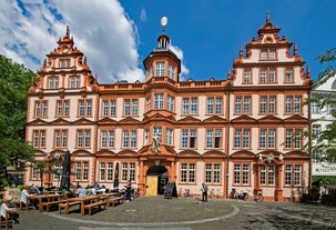 Photo of panorama of New City Hall in Hannover in a beautiful summer day, Germany.