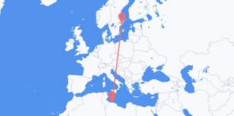 Libya to Sweden