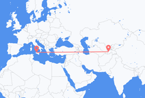 Flights from Dushanbe to Palermo