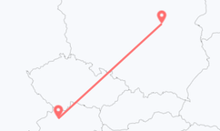 Train tickets from Hörsching to Warsaw