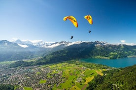 Tvímenningaflug með svifvæng frá Interlaken, Sviss