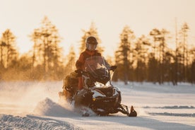 Ganztägige Schneemobil-Safari in die Lappland-Wildnis in Rovaniemi