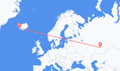 Flights from Reykjavík to Ufa