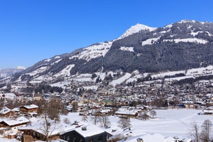 photo of an aerial view of Kitzbuehel in Austria.