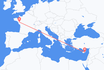 Flights from Larnaca to Nantes