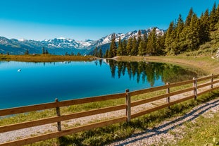 photo of beautiful view of Rauris Alpine valley at Summer in Austria.