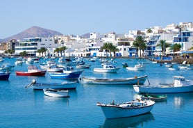 photo of landscape of Charco de San Gines in Arrecife, Lanzarote, Spain.