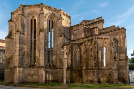 Photo of San Domingo Ruins in city center of Pontevedra, Spain.
