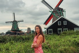 Amsterdam: Din egen privata fotografering vid Zaanse Schans väderkvarnar