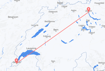 제네바 출발, 취리히 도착 항공편