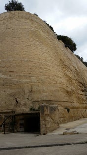 Lascaris War Room Entrance in Valletta, Malta