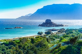 Photo of wonderful view to the sea from the mountains in Kefalos ,Kos island, Greece.