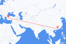 중국 광저우에서 출발해 터키 쿠타히아(Kütahya)로(으)로 가는 항공편