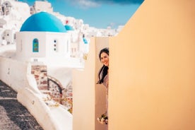 Privat professionell semesterfotografering i Mykonos