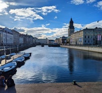 Canal in the historic centre of Gothenburg, Sweden.