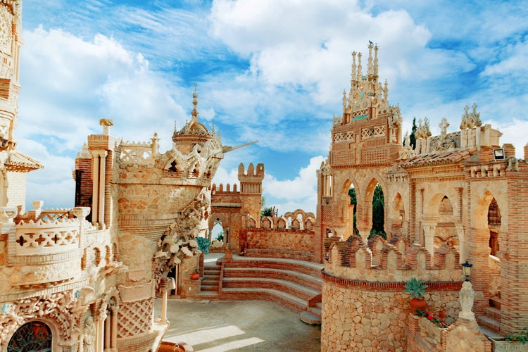 Photo of Colomares Monument Castle, dedicated to Christopher Columbus. Benalmadena Malaga Spain.