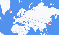 Flights from Hiroshima to Reykjavík