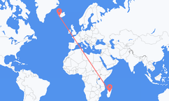 Vols d’Antananarivo à Reykjavik
