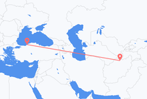 Flyreiser fra Mazar-e Sharif, Afghanistan til Zonguldak, Tyrkia