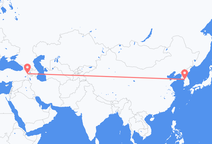 Flyreiser fra Seoul, Sør-Korea til Iğdır, Tyrkia