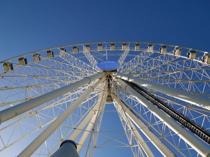 Photo of Ferris wheel in Liseberg amusement park Gothenburg, Sweden.