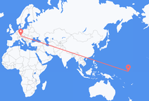 Bairiki to Munich