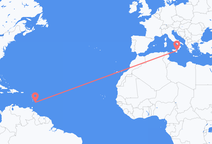 Flights from Bridgetown to Catania