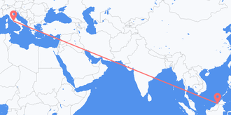 Voli dal Brunei Per l'Italia