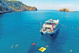 Visite de Cala Salada et de la plage préservée du nord. Plongée en apnée et aquarium