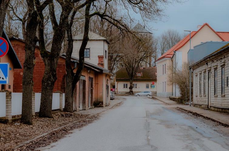 photo of view of The Estonian town of Paide.