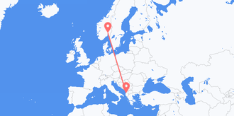 Albania to Norway